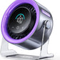 🏆2026 Desk Fan – USB Rechargeable with LED Display 📊 | 100 Speeds, 120° Tilt & Full Oscillation ↔️ | Ultra-Quiet for Bedroom 😴, Office 🖥️ & Camping 🏕️ | Up to 24H Battery ⚡ | UK Designed 💡🇬🇧
