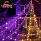 Hairy Spider with Large Web Halloween Outdoor Decoration