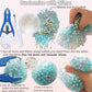 ✨ DIY Stress Ball Making Kit, Includes 6 Filling Packs, 10 Transparent Blank Soft Skins, Expansion Tool, Ideal for Adult Stress Relief, Squishy Maker
