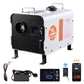 🔥8 kW diesel heater, 12 V/24 V all-in-one diesel air heater, Bluetooth app control, remote control and display, CO alarm, rapid heating
