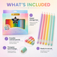 Product Name (Product Title): 50-Color Erasable Triangular Colored Pencils with Eraser Tips