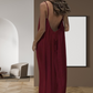 🏖️Last day sale 50% OFF💕20K+ SOLD!⚡Women's Casual Backless Spaghetti Strap Maxi Dress