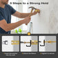 🔩50% OFF NOW! Self-Drilling Drywall Anchor Screws – 30kg Load Capacity No Wall Damage Anchor Kit, Tool-Free 30s Quick Install Wall Anchors for Home Hanging & Furniture Mounting