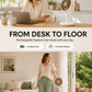 🥳2026 HOT SALE🥳💞50K+ SOLD!🌀🌿 50% OFF! Whisper‑Quiet Adjustable Floor Fan – 4 heights, 5 speeds, tiltable head. Quiet motor, portable & USB‑C rechargeable. A breeze for any space! 🔇✨