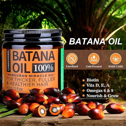 🌱Batana Oil for Hair Growth,Raw Organic Batana Mask from Honduras