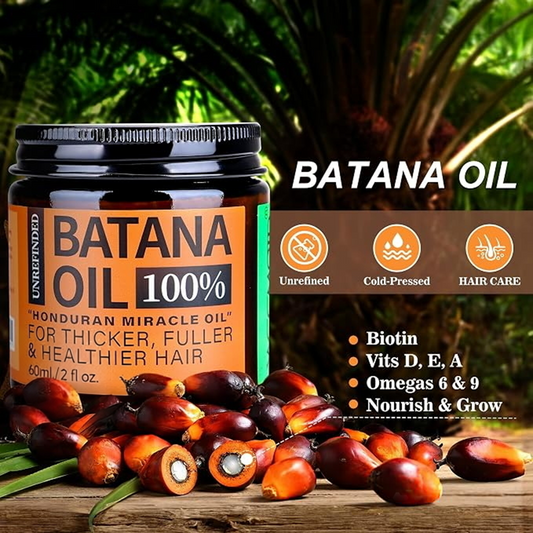 🌱Batana Oil for Hair Growth,Raw Organic Batana Mask from Honduras