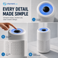 🥳2026 HOT SALE🔇 50% OFF! Silent Air Purifier – Multi‑layer filtration, ultra‑quiet sleep mode. Covers 30‑50m², one‑touch operation. Breathe clean, rest easy. No more sneezing at night! 🛌✨