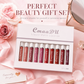 🏆LAST DAY SALE: ONLY ￡9.99!!❤️✨10Pcs Matte Waterproof  Long Lasting Lip Gloss