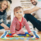 Inflatable water-sensitive mat for babies and pets