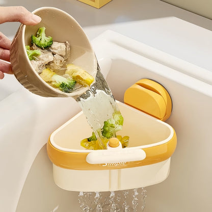 💧🚰Suction Cup Sink Corner Rack