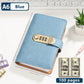 100-Transparent-Pocket Currency Collectors Album, Top-Grade PU Leather, Password Lock, Durable Material, Secure Protection, Large Capacity Storage, High Clarity Transparent Sleeves, Banknote Binder, Gift-Ready Office Accounting Supplies for Gift Use, 100
