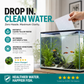 🐠 BUY 1 GET 1 FREE! ✨ AQUARIUM CLARIFYING SHEETS - Crystal Clear Water in 24 Hours, Removes Odors and Impurities, Safe for All Fish and Plants 🌿🔮
