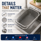 🥬Great Gift - Expandable Over The Sink Dish Drying Rack