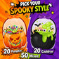 👻Halloween Bestsellers-60%off🎃Halloween Transparent Pumpkin Favor Bags✨Perfect for Party, Trick-or-Treat, Classroom Gifts