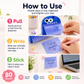 🎨📝Continuous Dispensing Translucent Sticky Notes