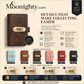 🎁Transparent-Pocket Currency Collectors Album, Top-Grade PU Leather, Password Lock, Durable Material, Secure Protection
