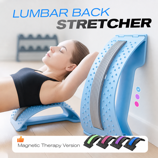 ⏳🔥LIMITED-TIME 50% OFF! ⏰🏆Magnetic lumbar stretcher with acupuncture massage to👑relieve back pain🌿