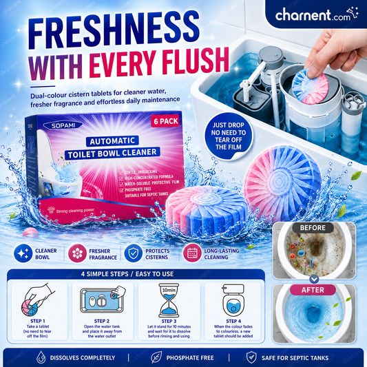 ⏳Today Only: 50% Off⏰Dual-Color Toilet Cleaning Agent