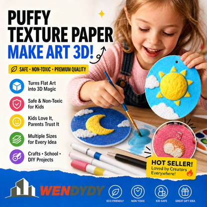 🎄Special Surprise Offer 🎁Buy 3 Get 2 Free！🔮Master the magic of painting！👩‍🎨Foam Texture Painting Paper🎁