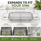 🎉 2026 Sale — Over 23,000 Sold! 🥘Stainless Steel Telescopic Drainer Basket
