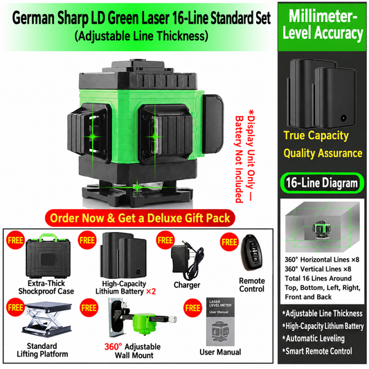 🔥HOT SALE - 70% OFF🔥Infrared Green Light Laser Level for Precision Work