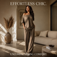 Women's Off-Shoulder Top & Pants 2-Piece Set