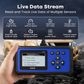 Multifunctional OBD2 diagnostic scanner for vehicle engines