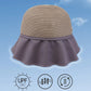 Women's large brim sun hat