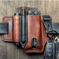 Tactical leather multi-tool belt bag