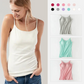 Stretch cotton camisole with built-in bra Normal price