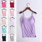 Stretch cotton camisole with built-in bra Normal price