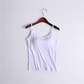 Stretch cotton camisole with built-in bra Normal price