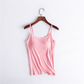 Stretch cotton camisole with built-in bra Normal price