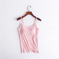 Stretch cotton camisole with built-in bra Normal price