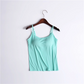 Stretch cotton camisole with built-in bra Normal price