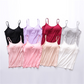 Stretch cotton camisole with built-in bra Normal price