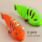 🎁2023-Christmas Hot Sale🎁 🐟Plastic Wind-Up Wiggle Fish Toys