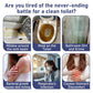 Toilet Foam Cleaner - Expands to clean hard-to-reach corners, removes stains and odors and leaves a light peach scent.