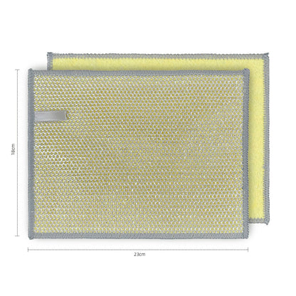 Double‑Sided Steel Wire Cleaning Cloth