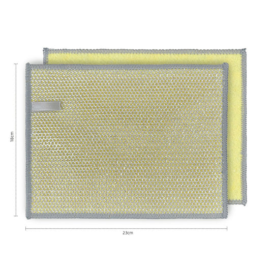 Double‑Sided Steel Wire Cleaning Cloth