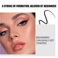 Long-lasting eyeliner -lightweight, waterproof,vegan,cruelty-free,24-hour smooth application,ultra- creamy and silky smooth texture.