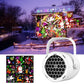 Outdoor Snowflake Christmas LED Stage Lights Rotating Pattern Projector