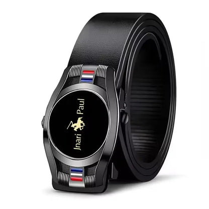 Black Leather Belt Casual Gift Belt Business Soft Belt Unisex