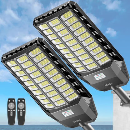 ☀️ 50% OFF！Solar LED Street Light – Ultra Bright Outdoor Security Light