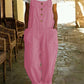 🌿Summer Sale - 50% OFF!👖Women's Casual Button-Front Overalls