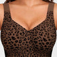 🏆LAST DAY SALE 60% OFF 🔥Leopard Print Super Firming Wirefree Jelly Bra