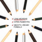 💗Set of 3pcs🎁Wooden Waterproof Long-Lasting Hard Eyeliner