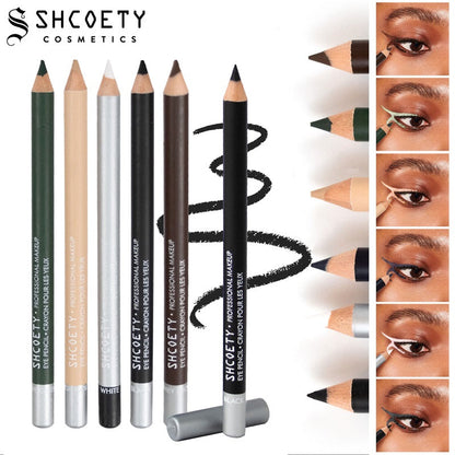 💗Set of 3pcs🎁Wooden Waterproof Long-Lasting Hard Eyeliner
