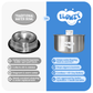Wireless, plug-free, automatic water sensor pet drinking machine for cats and dogs. Continuous circulating fresh water intelligent drinking machine.
