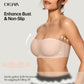 💥Limited Time Offer 50% OFF🥰💞Strapless Push-Up Bra – 360° Non-slip, Wireless & Breathable. 🛡️✨
